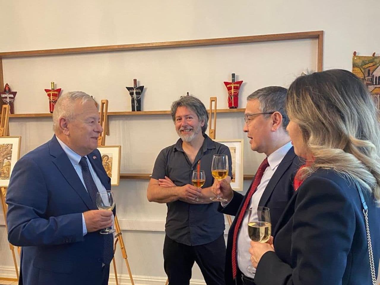 Art Exhibition Held at the Embassy of Georgia in Norway